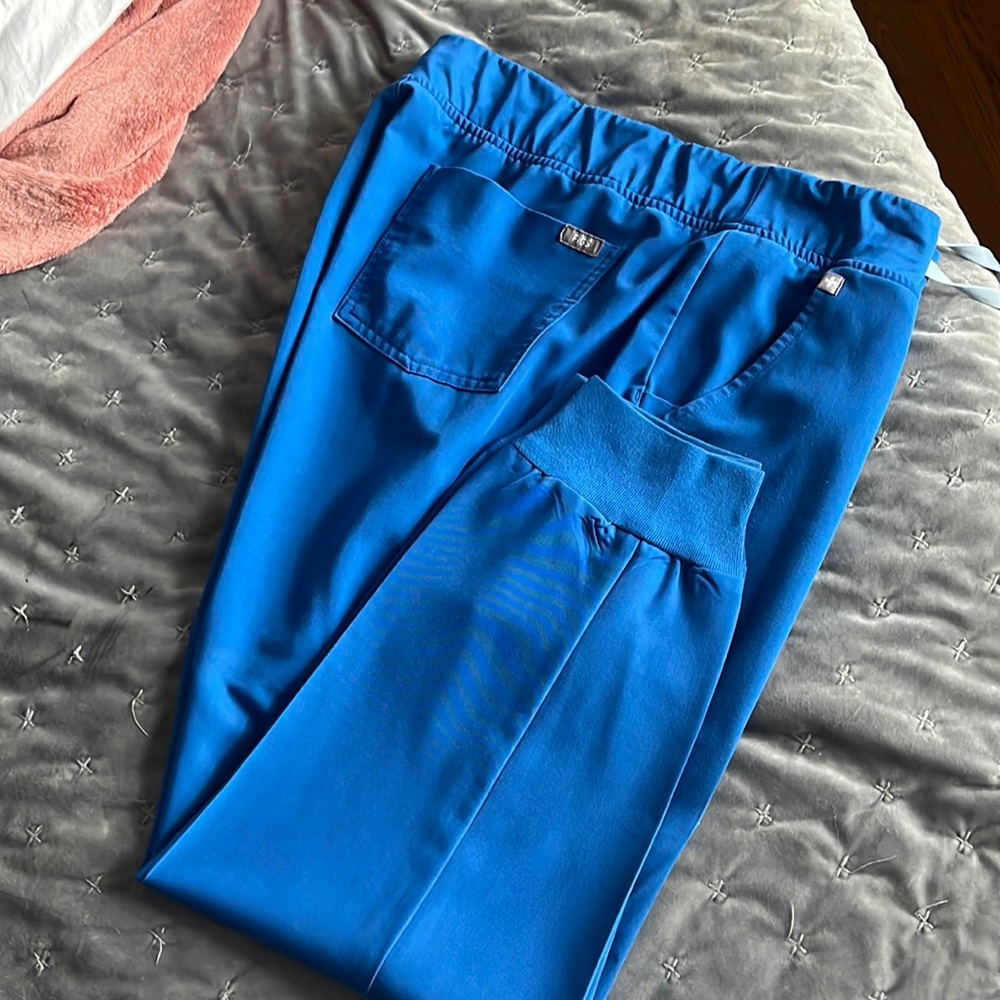 Figs Royal Blue Scrub bottoms